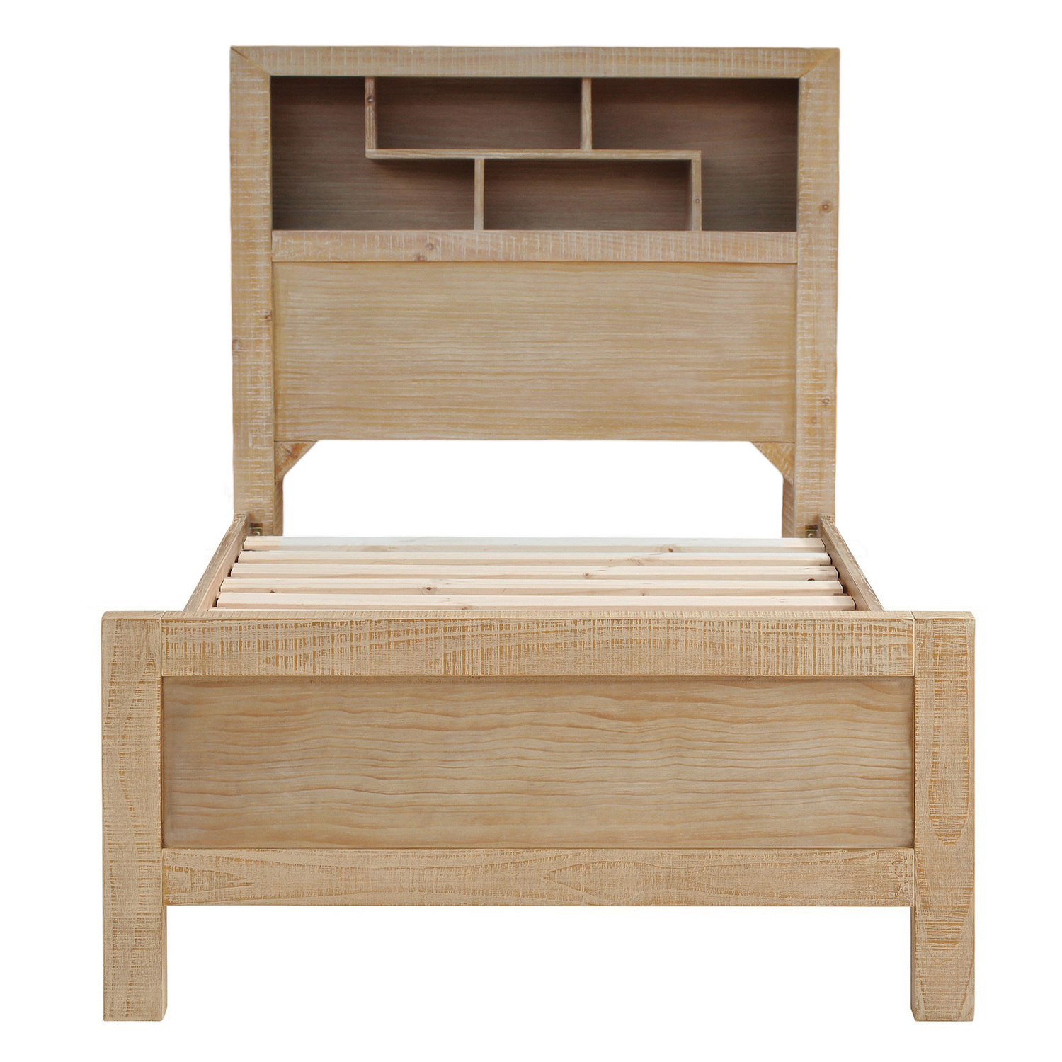 Lucas King Single Bookcase Bed with Storage Drawers