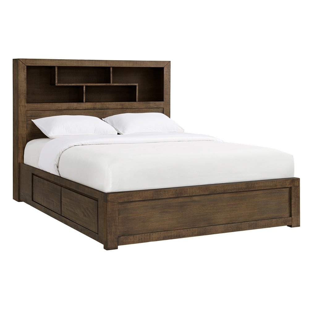 Oliver Bookcase Bed with 4 Drawers