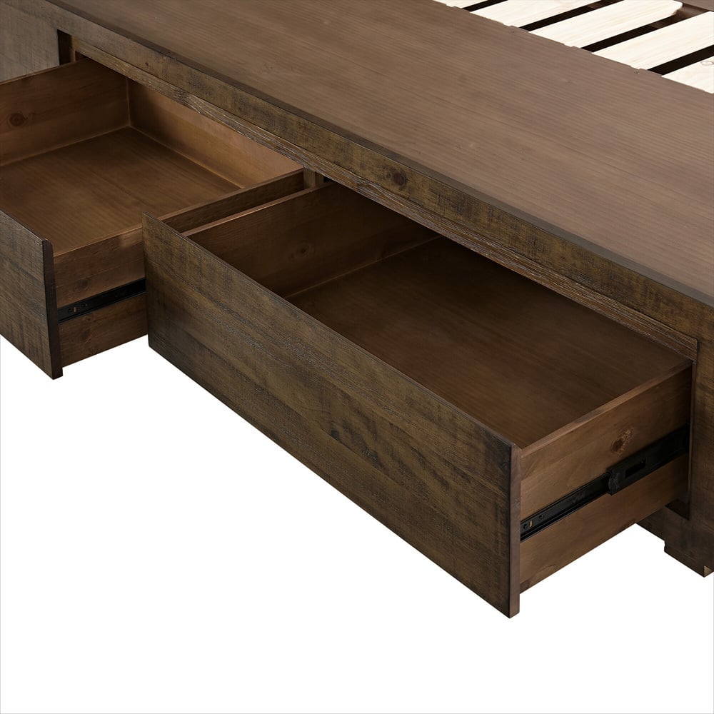 Oliver Bookcase Bed with 4 Drawers