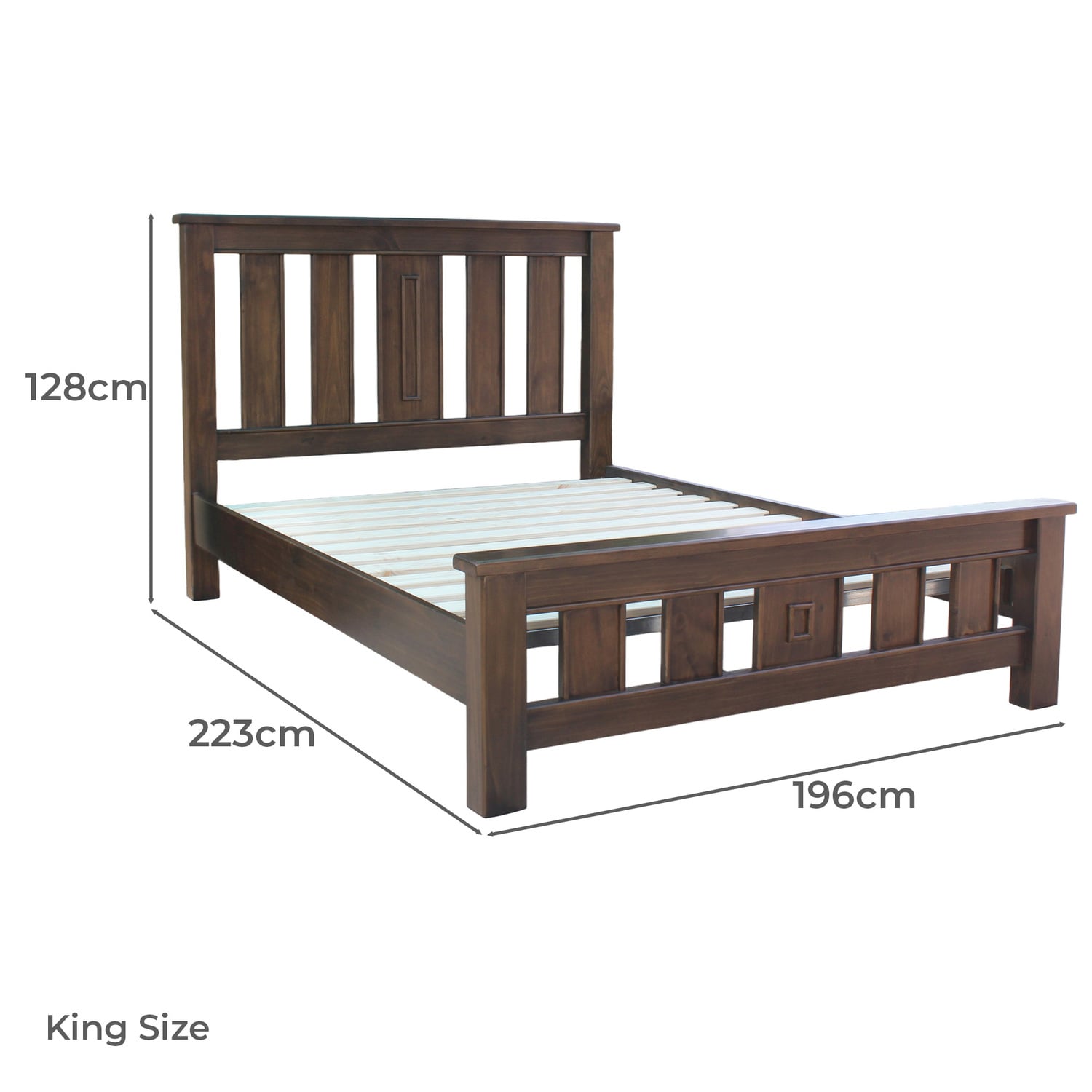 Classico Pine Wood Bed Frame