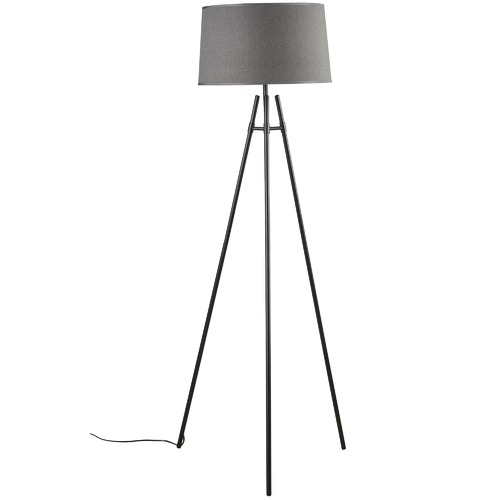 Watt & Bulb Black Delphi Floor Lamp