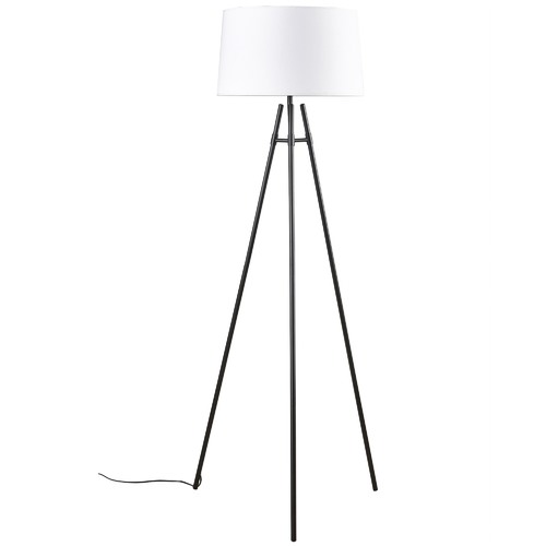 Watt & Bulb Black Delphi Floor Lamp