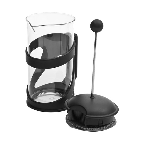 Black 1L Glass & Stainless Steel French Press | Temple & Webster