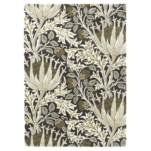 Mustard Artichoke Hand-Tufted Wool Rug