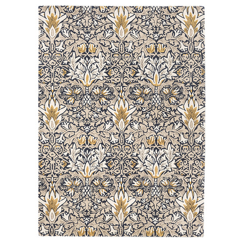 Indigo Snakeshead Hand-Tufted Wool-Blend Rug