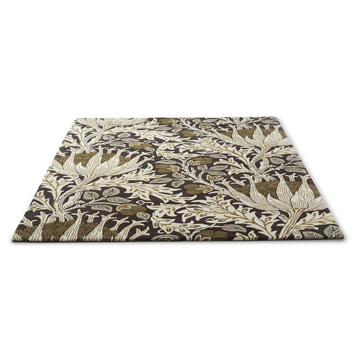 Mustard Artichoke Hand-Tufted Wool Rug
