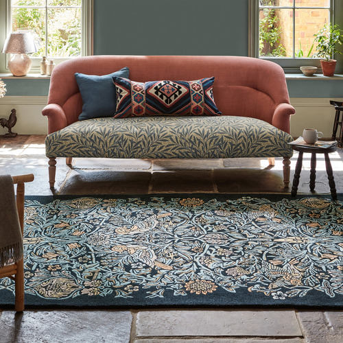 Blue Bird Hand-Tufted Pure New Wool Rug