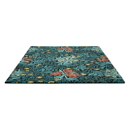 Indigo Bower Hand-Tufted Pure New Wool Rug