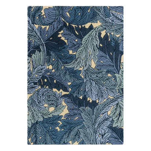Indigo Acanthus Outdoor Rug