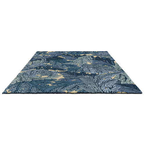 Indigo Acanthus Outdoor Rug