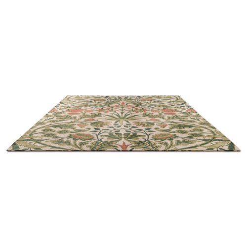 Hyacinth Jacquard-Woven Wool-Blend Rug
