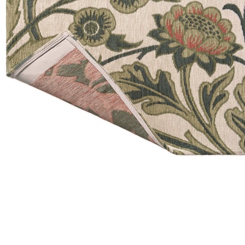 Hyacinth Jacquard-Woven Wool-Blend Rug