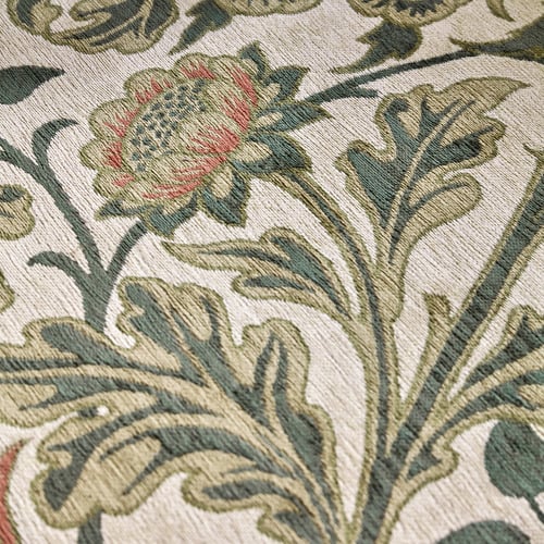 Hyacinth Jacquard-Woven Wool-Blend Rug