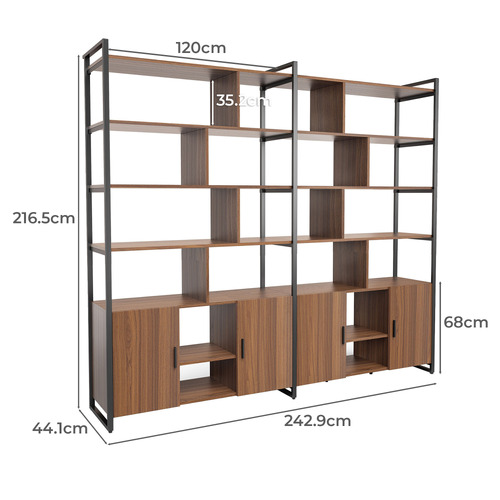 Aerocool Ambrose 5 Tier Bookshelf | Temple & Webster