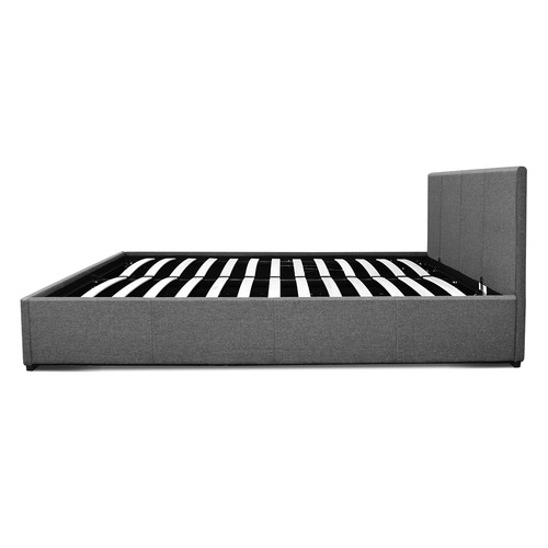 DwellHome Upholstered Gas Lift Bed & Reviews Temple & Webster