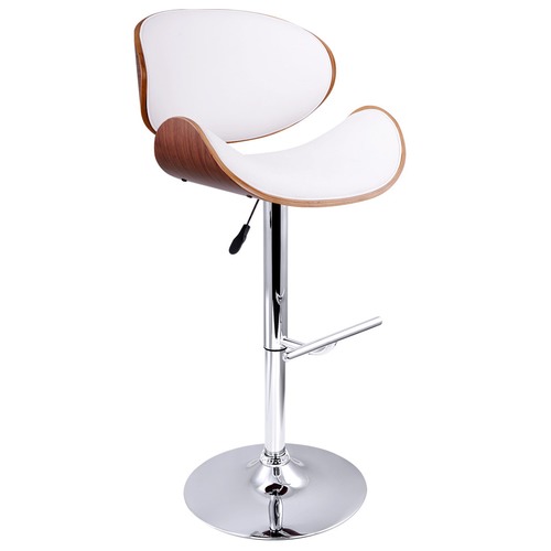 DwellHome Bentwood Wings Faux Leather Barstools & Reviews Temple