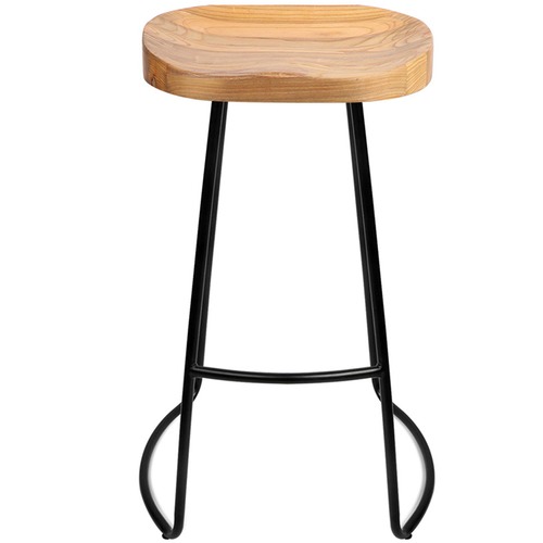 Dwell Home 75cm Industrial Moulded Backless Barstools