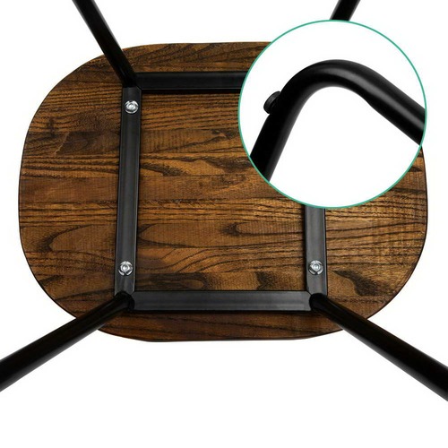 Dwell Home 75cm Industrial Moulded Backless Barstools