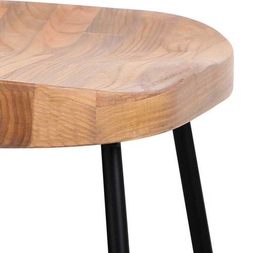 Dwell Home 75cm Industrial Moulded Backless Barstools