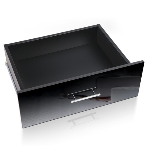 Black Sloane Gloss Bedside Table Temple & ster
