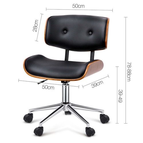 Dwell Home Executive Wooden Walnut Office Chair