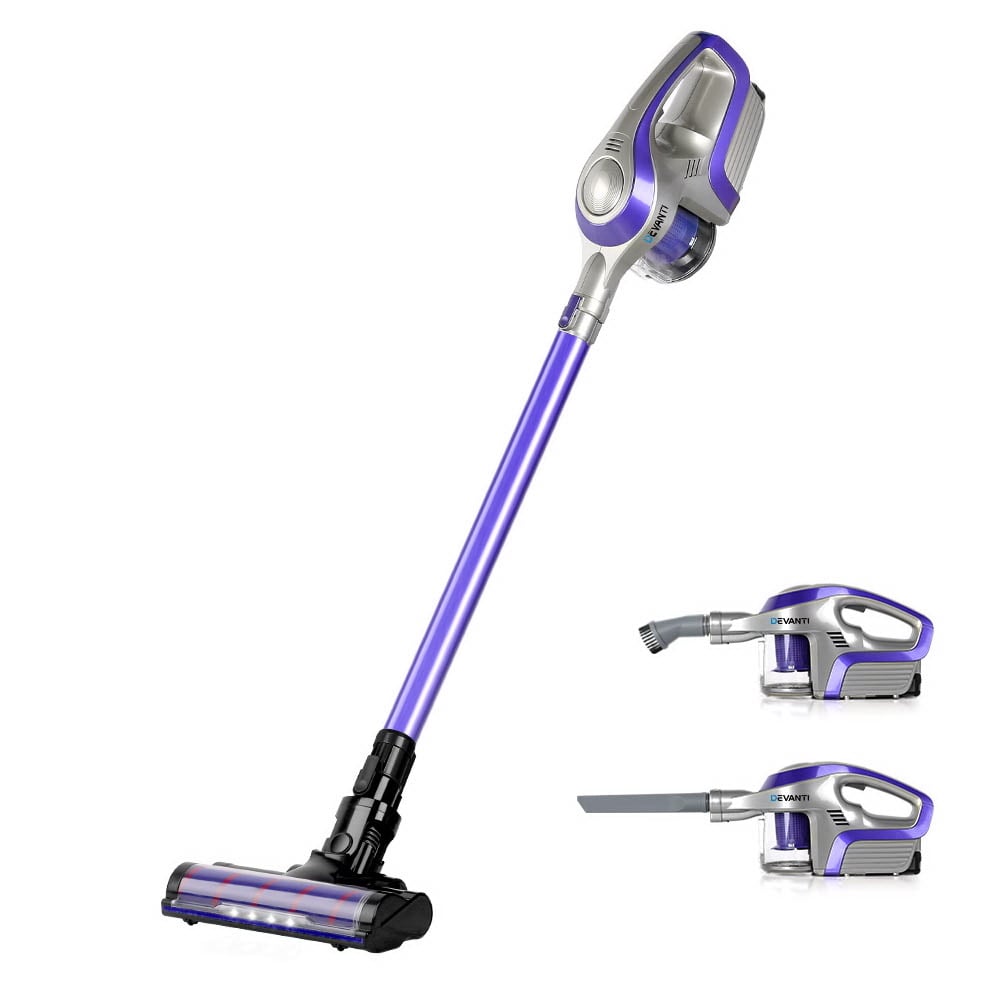 Purple & Grey Devanti Vauxe Handstick Vacuum Cleaner