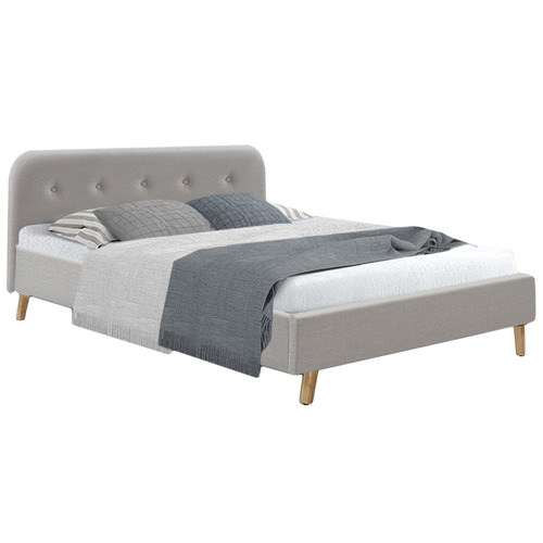 DwellHome Juno Upholstered Bed Frame & Reviews Temple & ster