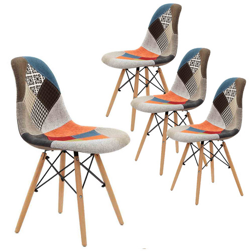 Dwellhome Eames Replica Eiffel Patchwork Dining Chairs Reviews