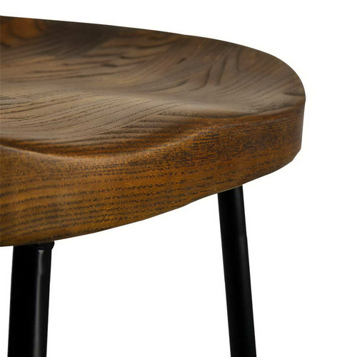 Dwell Home 75cm Industrial Moulded Backless Barstools