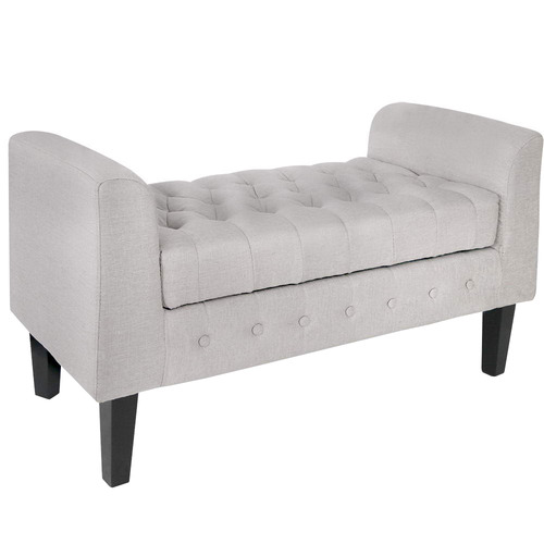 Dwellhome Button Tufted Storage Ottoman Reviews Temple Webster