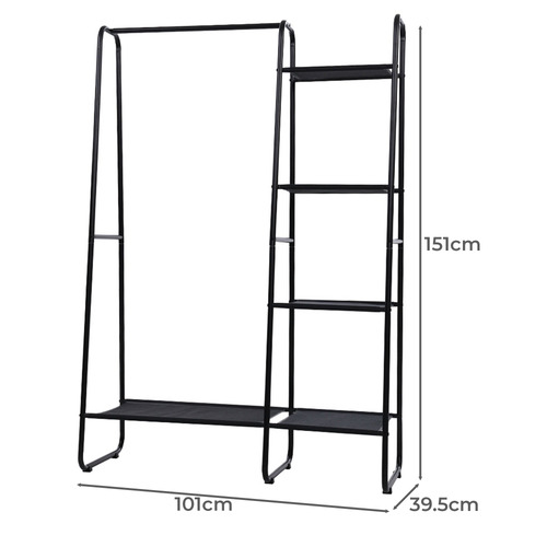 Dwell Home Black Ulf Clothing Rack | Temple & Webster