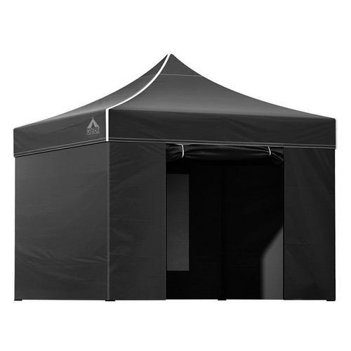 3.2m Black Holger Pop-Up Gazebo | Temple & Webster