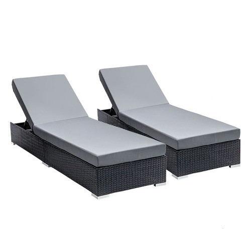 Marcin PE Wicker Sun Lounges