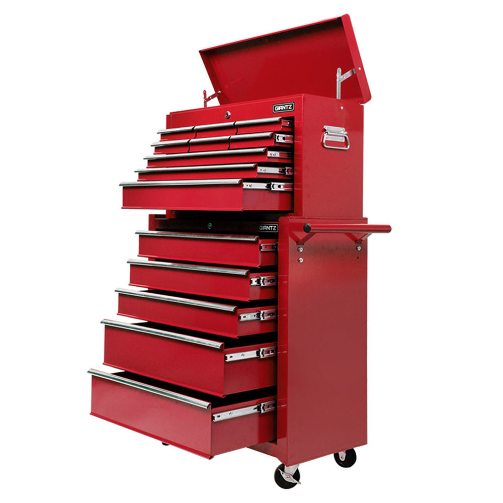 Soren 14 Drawer Tool Box Chest with Wheels