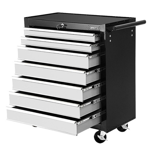 Soren 7 Drawer Tool Chest Trolley | Temple & Webster