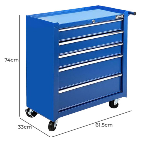 Soren 5 Drawer Tool Box Chest with Wheels