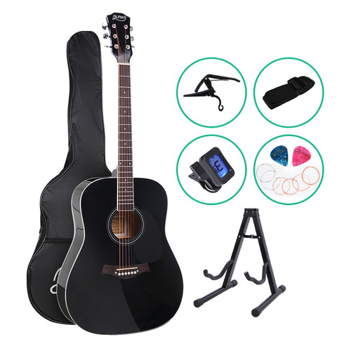 Byrne Acoustic Guitar with Capo