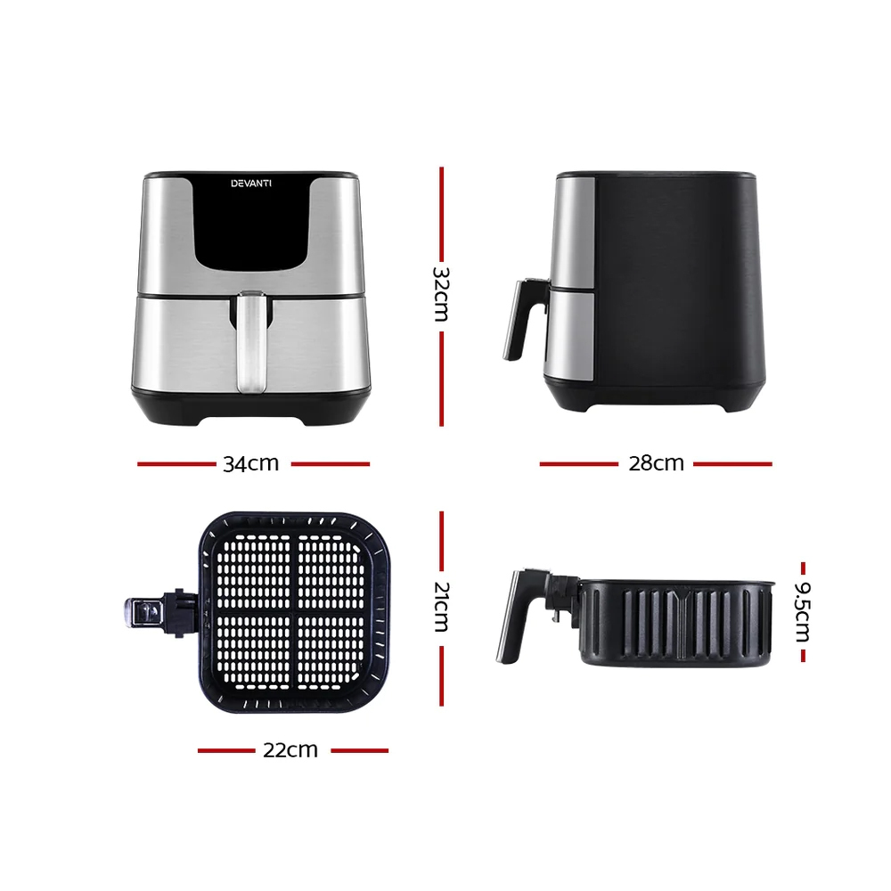 Devanti 7L Digital Air Fryer