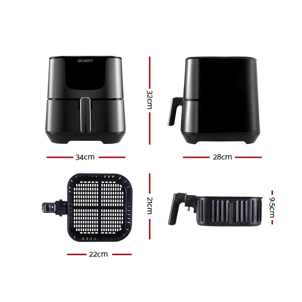 Devanti 7L Digital Air Fryer