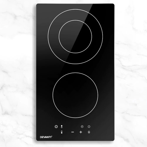Devanti 2 Burner Ceramic Electric Cooktop