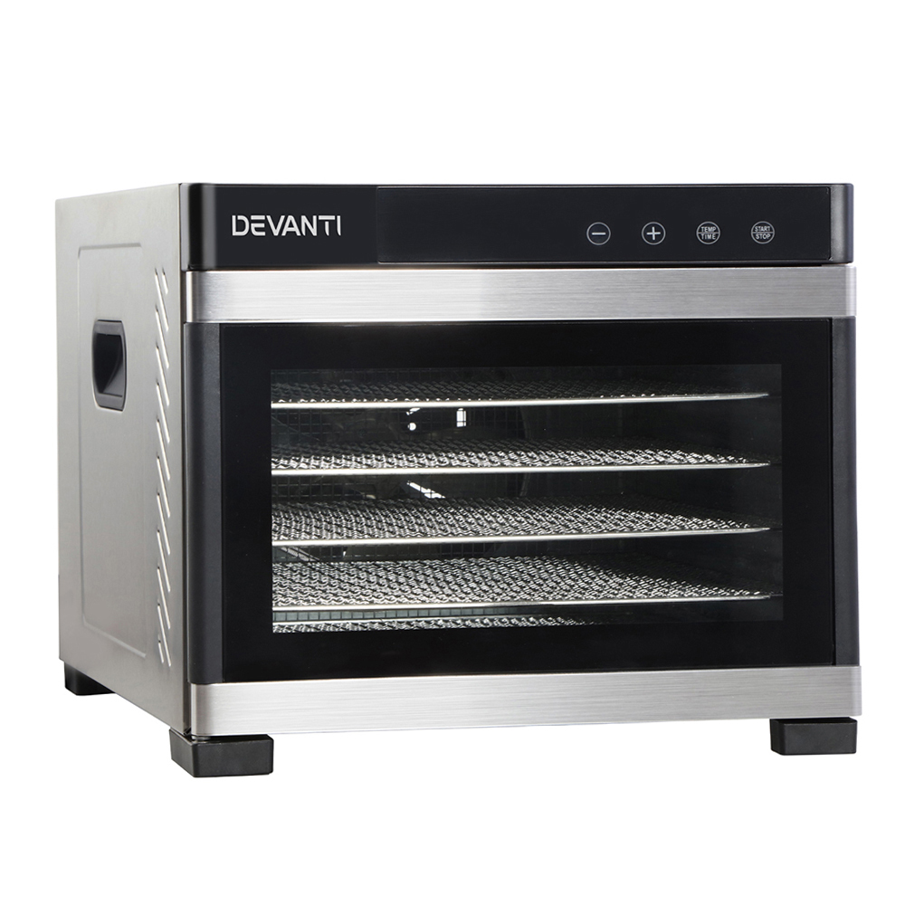 6 Tray Devanti Stainless Steel Food Dehydrator