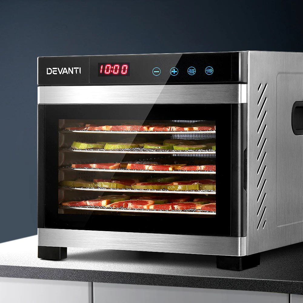 Grey Devanti 6 Tray Food Dehydrator