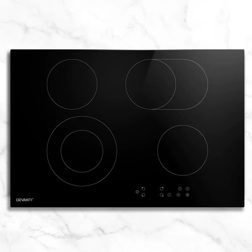 Black Devanti Ceramic Electric Cooktop
