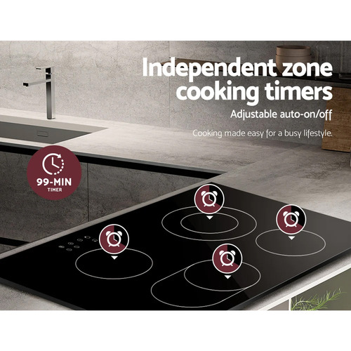 Black Devanti Ceramic Electric Cooktop
