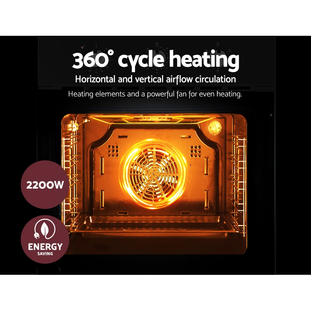 70L Devanti Built-In Wall Oven