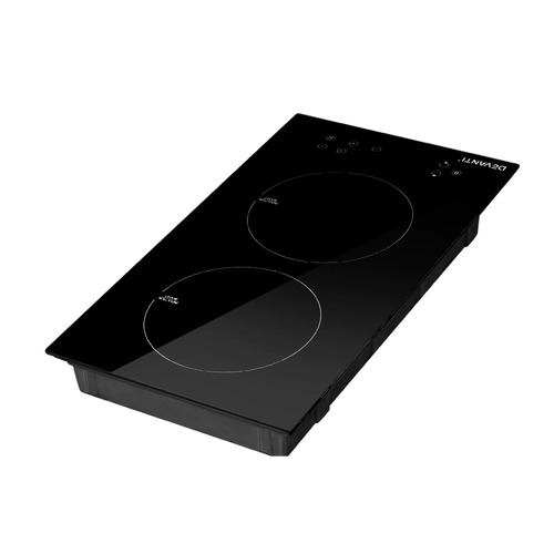 Devanti 2 Burner Electric Induction Cooktop Temple & ster