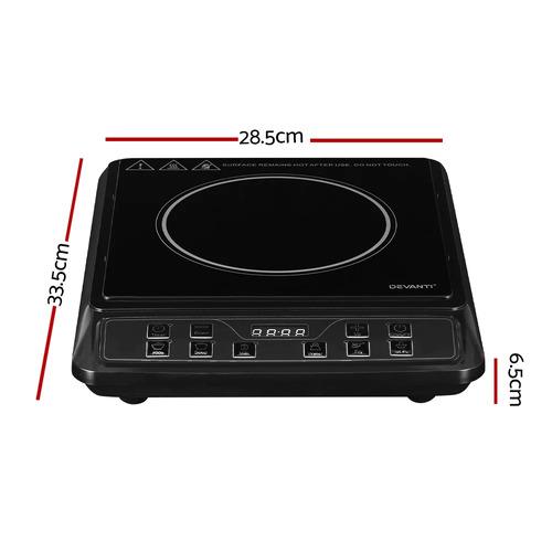 Devanti Portable Induction Cooktop Temple & ster
