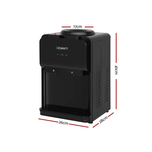 Devanti Hot & Cold Benchtop Water Dispenser | Temple & Webster