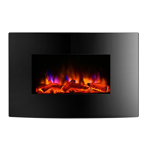 Devanti Wall Mounted Electric Fireplace Heater | Temple & Webster