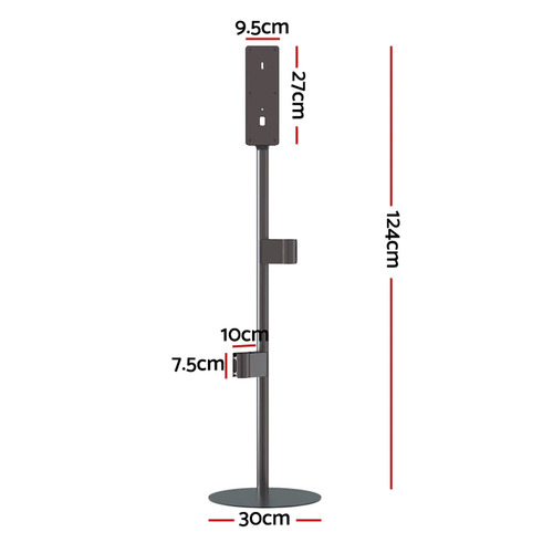 Grey Freestanding Dyson-Compatible Vacuum Holder